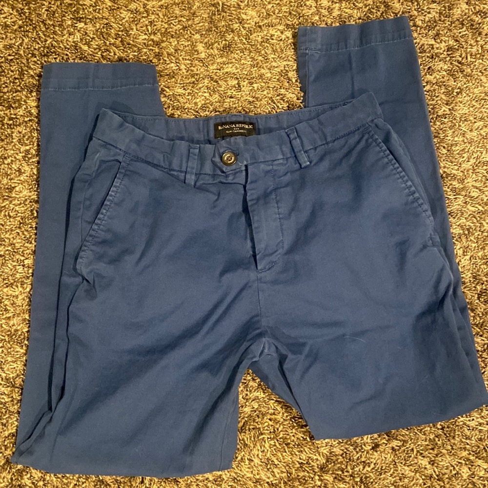 Blue banana Republic chinos 29x30 slim taper fit